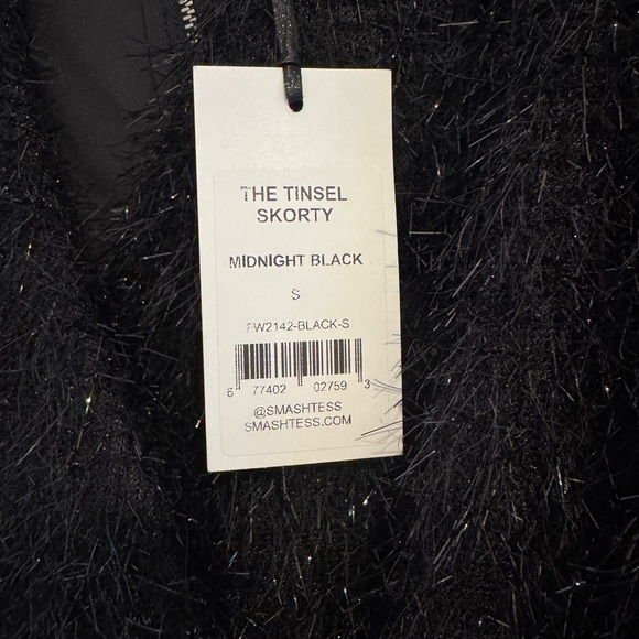 NWT Smash + Tess x Hilary Duff Tinsel Skorty Romper Midnight Black - Picture 4 of 5